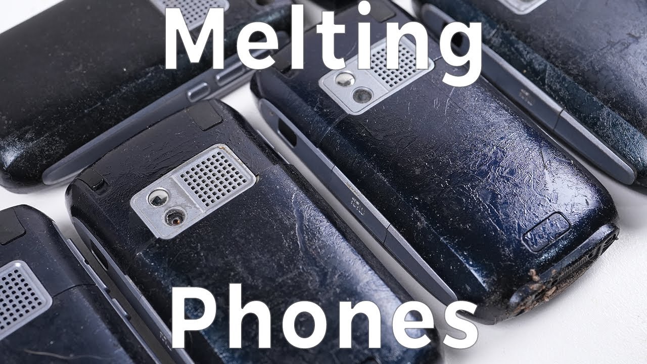 I Was Given A Bag Of Melting Phones | Fixing Melting Rubber