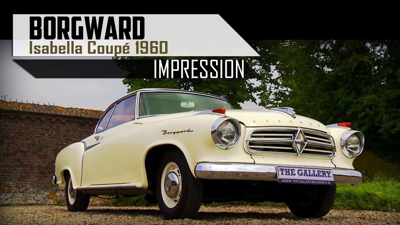 BORGWARD ISABELLA Coupé 1960 - Modest test drive - Engine sound | SCC TV