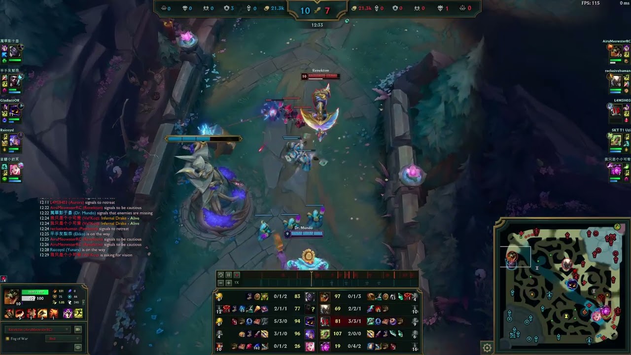 Renekton v Mundo - BORK & Terminus Build