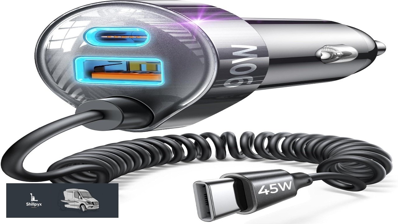 Автомобильное зарядное устройство LISEN 90 Вт для iPhone 17, 16, 15 Pro Max USB