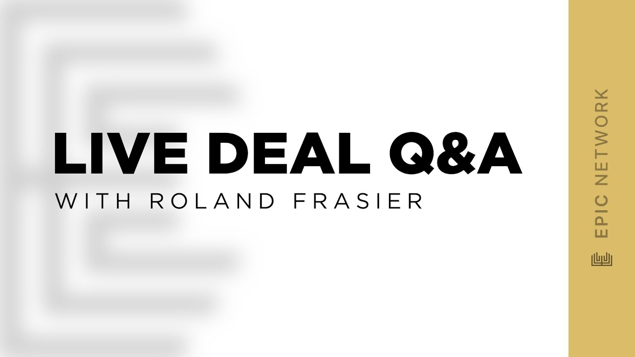 Live Coaching with Roland Frasier!
