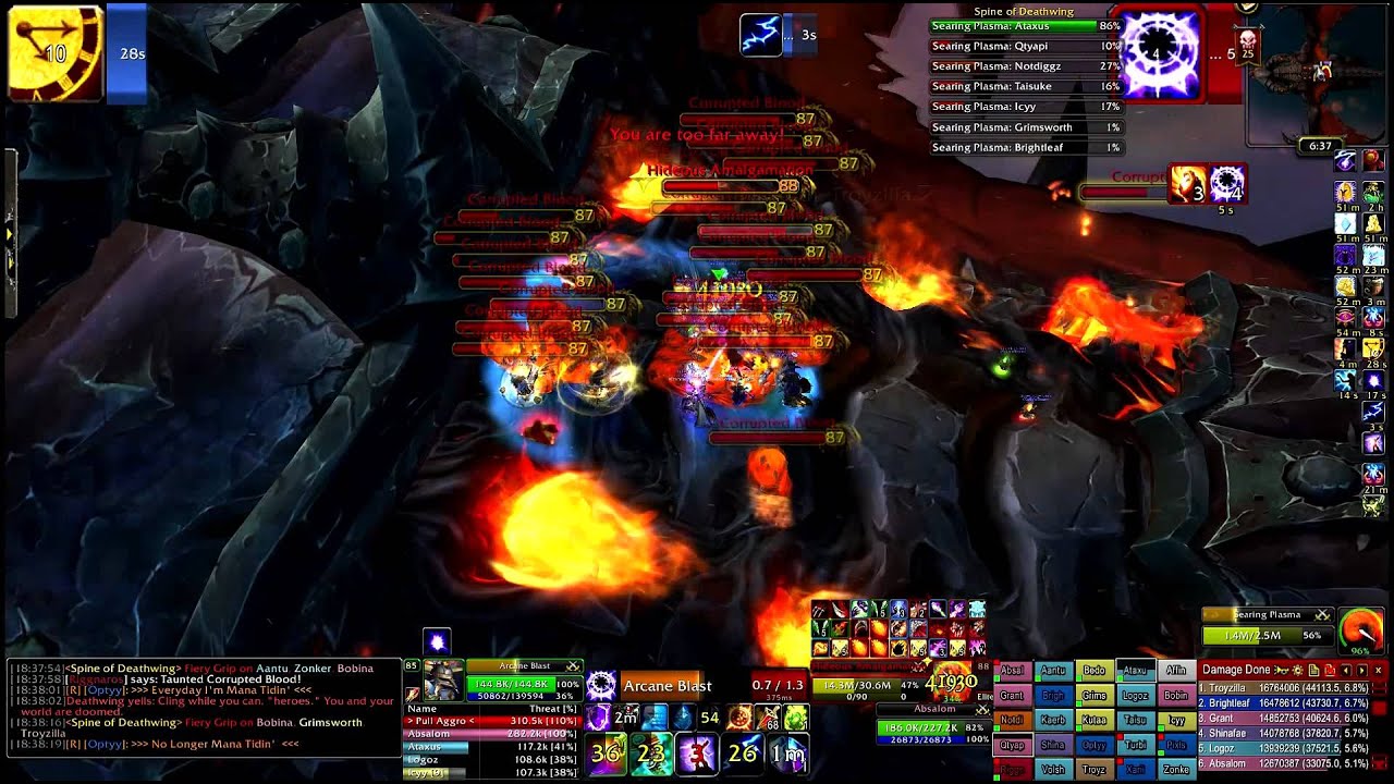 US 1st Heroic Spine of Deathwing 25man - (Arc Mage PoV)