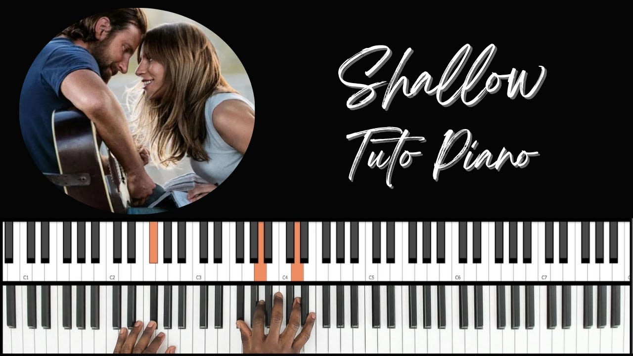 Lady Gaga, Bradley Cooper - SHALLOW (Piano FACILE Tutorial)