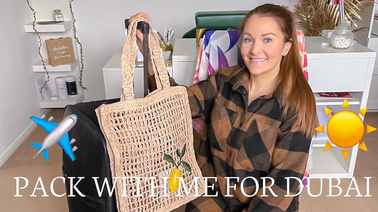 PACK FOR DUBAI WITH ME | TROPIC SKINCARE INCENTIVE TRIP | Charlotte Jordan