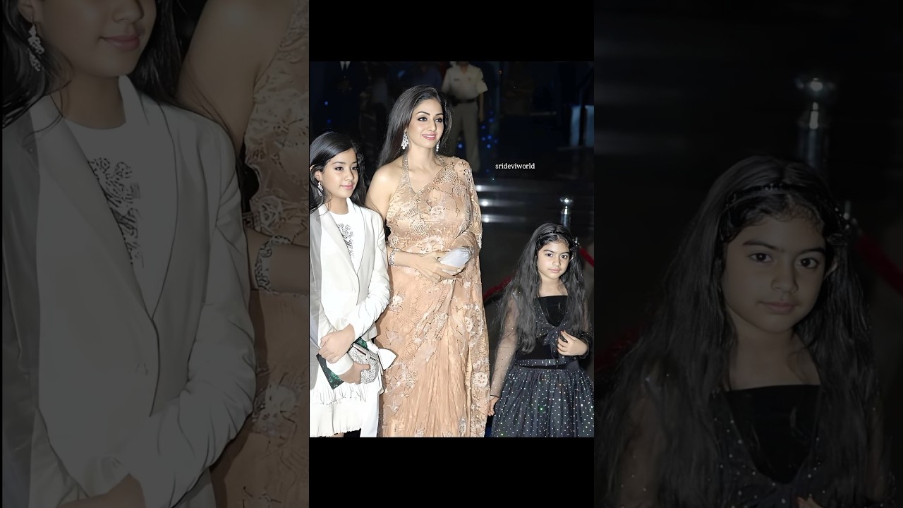 Sridevi with Her Daughter Janhvi Kapoor & Khushi kapoor #sridevi#janhvikapoor #khushikapoor 🥰✨👩&zwj;👧&zwj;👧