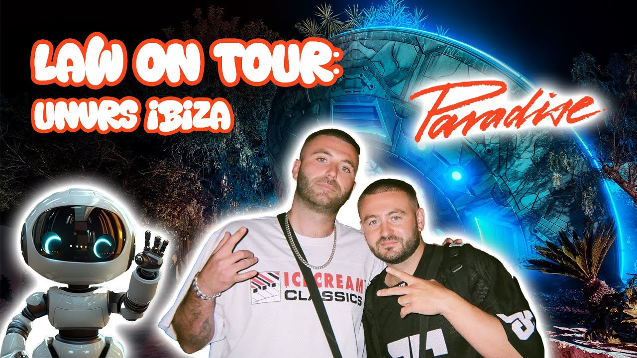 JAMIE JONES INVITED US TO UNVRS IBIZA | LAW ON TOUR
