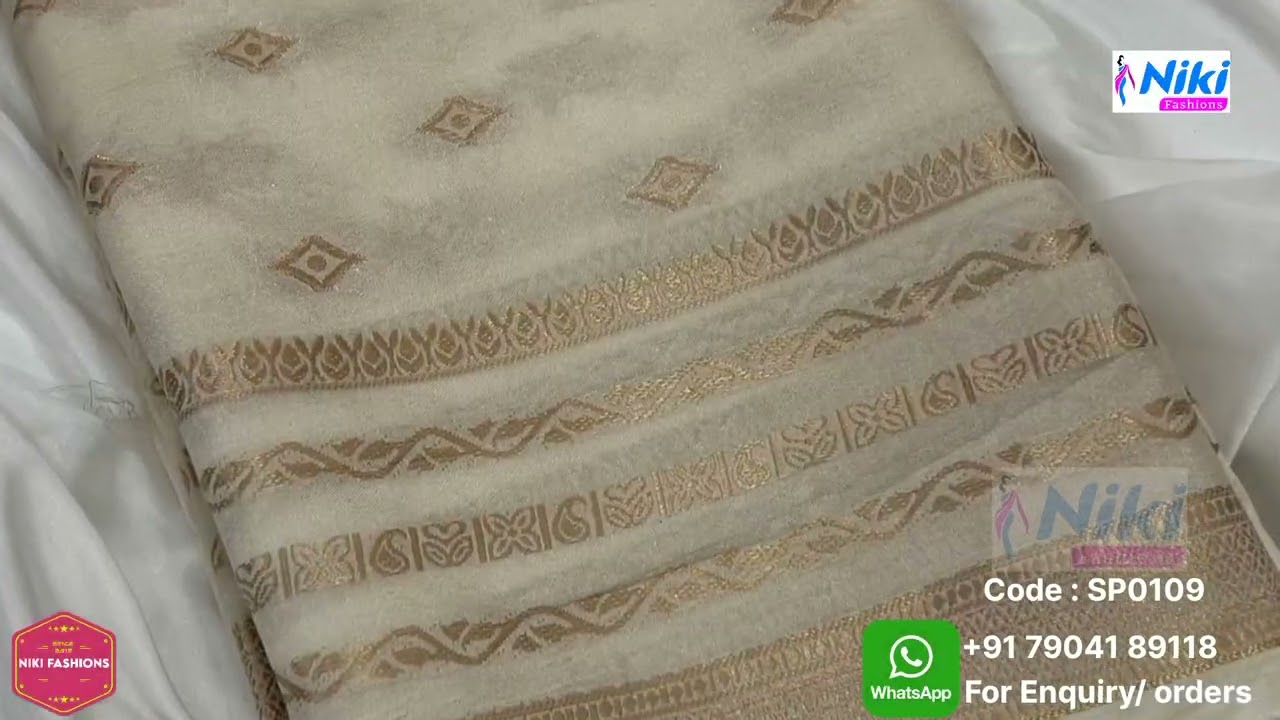luxury of our Premium Mysore Crape Silk Sarees featuring exquisite Chit Pallu designs! 😍👗