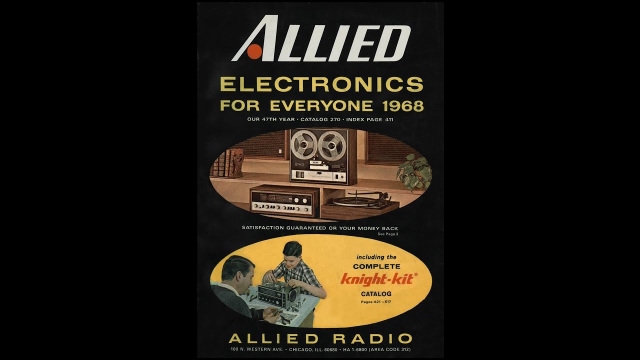 1968 Allied Radio - Electronics for Everyone Catalog 