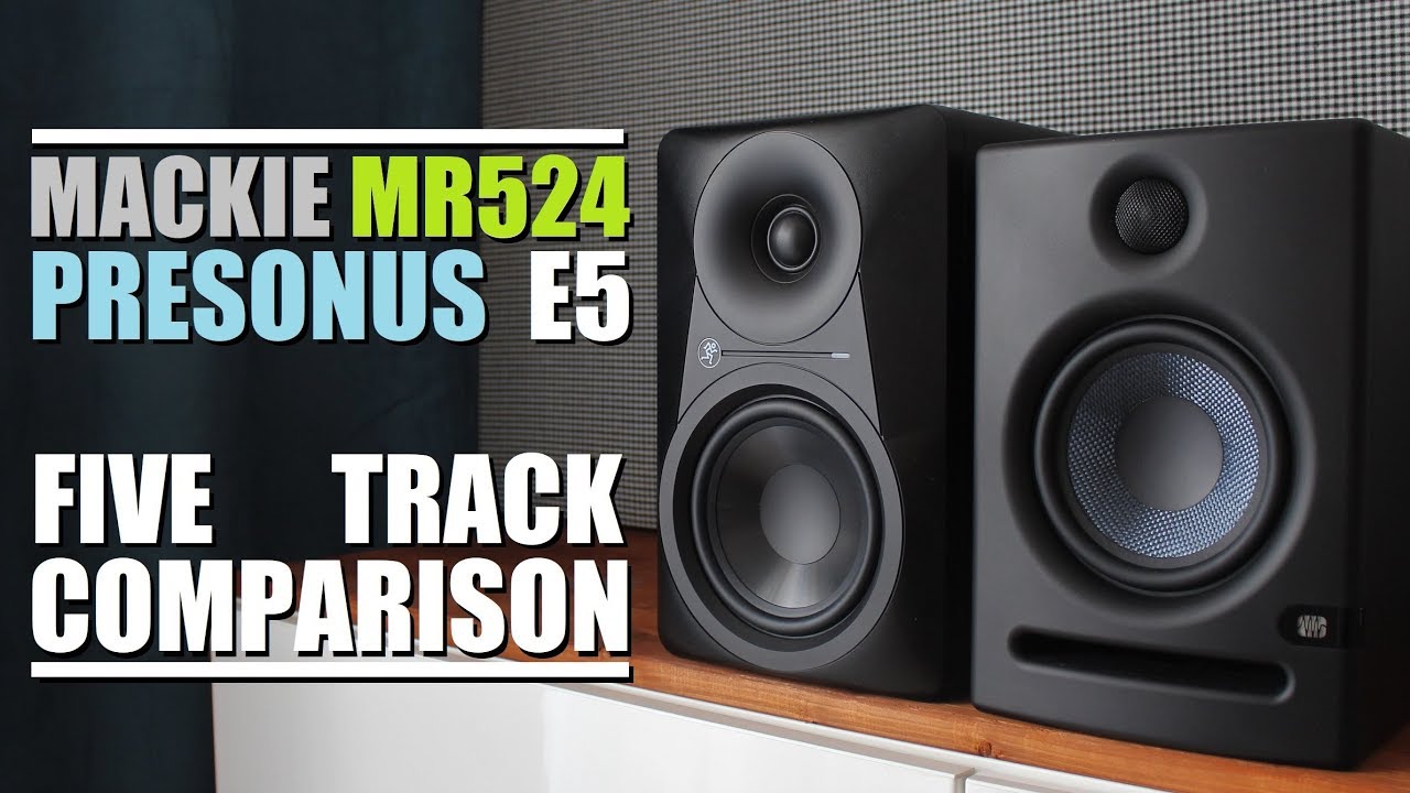 Mackie MR524 против Presonus Eris E5 || Сравнение 5 треков