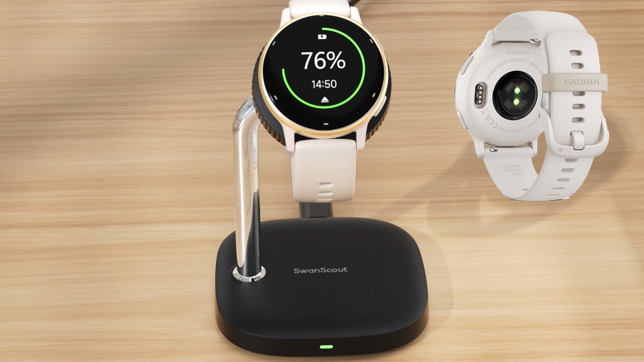 A Charging Stand That Matches Your Garmin ⌚ | SwanScout 505GM