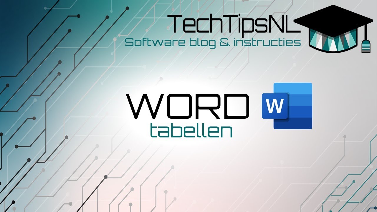 Word - Alles over tabellen maken