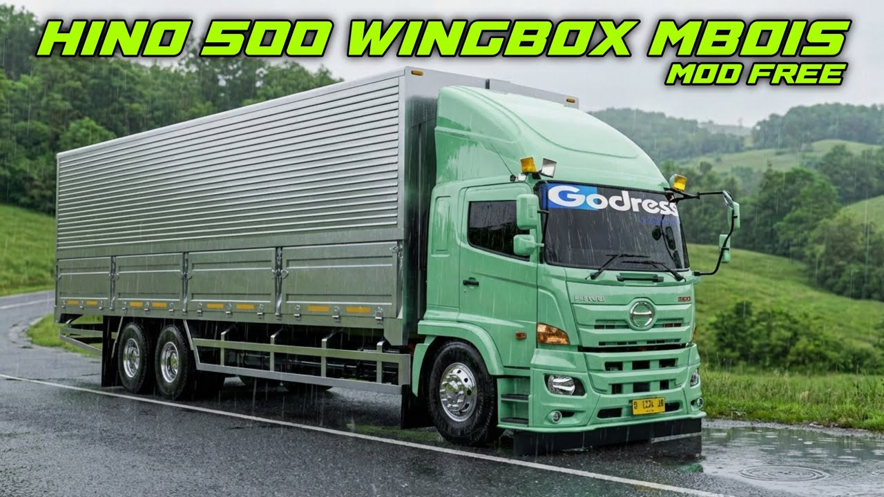 SHARE LIVERY HINO 500 WINGBOX - Bus Simulator Indonesia