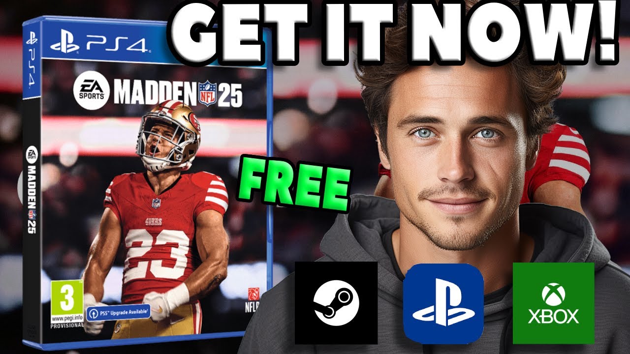 How to ACTUALLY get Madden NFL 25 for FREE! Madden 25 Free Game Codes (XBOX PS4 PS5 PC STEAM)