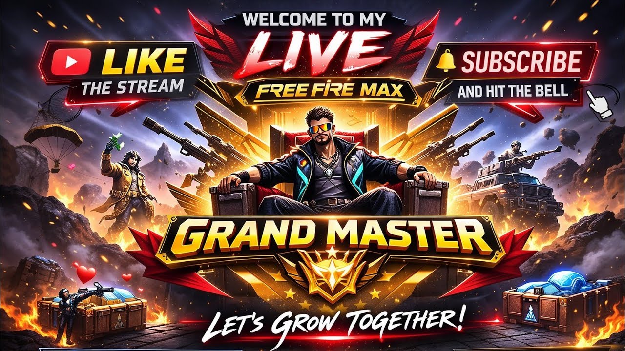 Pradeep Gamer 1M is live! renk push master 🏆
