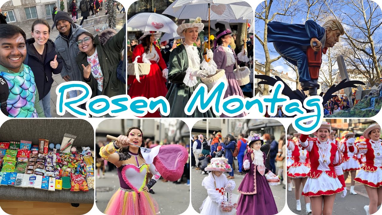 Carnival in Germany🇩🇪2025 |  Mainz | RosenMontag 2025 |জার্মানির Rosenmontag carnival kemon hoy|