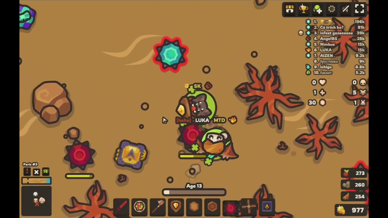 Taming.io triple comp 100