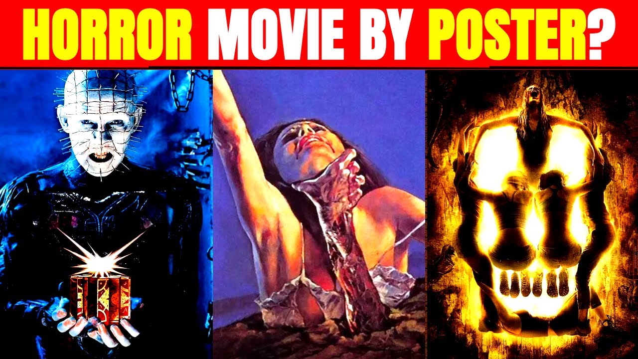 GUESS 105 Iconic Horror Movies From Just The POSTER! 🎬💀 From Classics to Modern Masterpieces