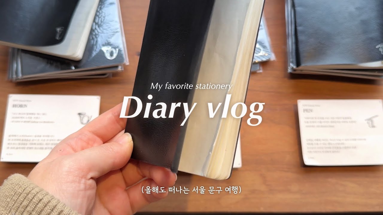 sub) 나의 다이어리를 찾아서 | 서울 문구 여행 (포인트 오브 뷰, 오브젝트, 오롤리데이, 아날로그키퍼, 트롤스페이퍼, 다이어리 추천) #성수핫플