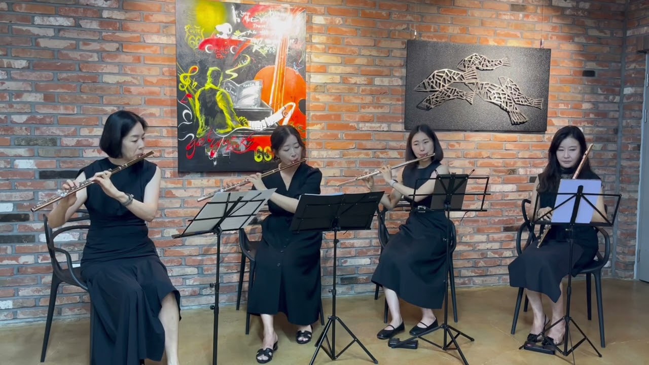 #리베플룻앙상블 #flute#flute quartet#Good Morning #설화엔지니어링 연주홀