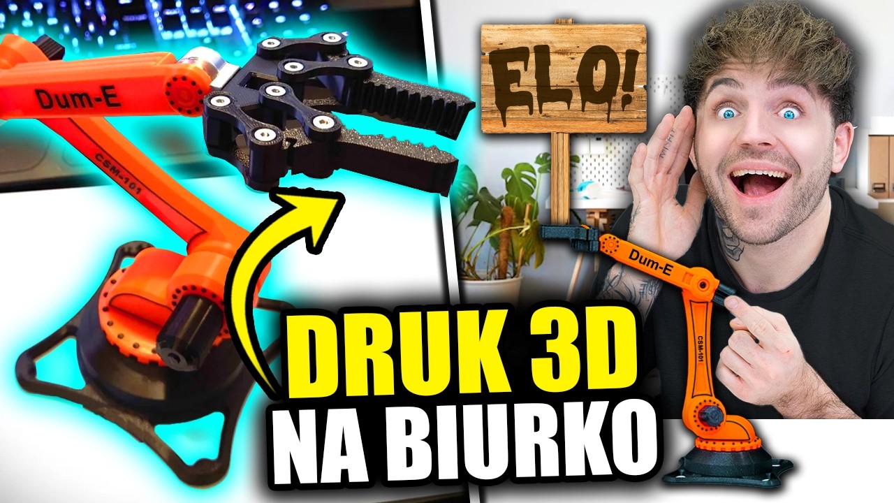 Testuje GENIALNE GADŻETY na BIURKO z Drukarki 3D!