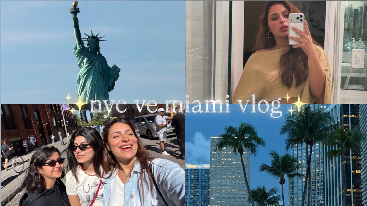 nyc and miami vlog | doya doya tatil