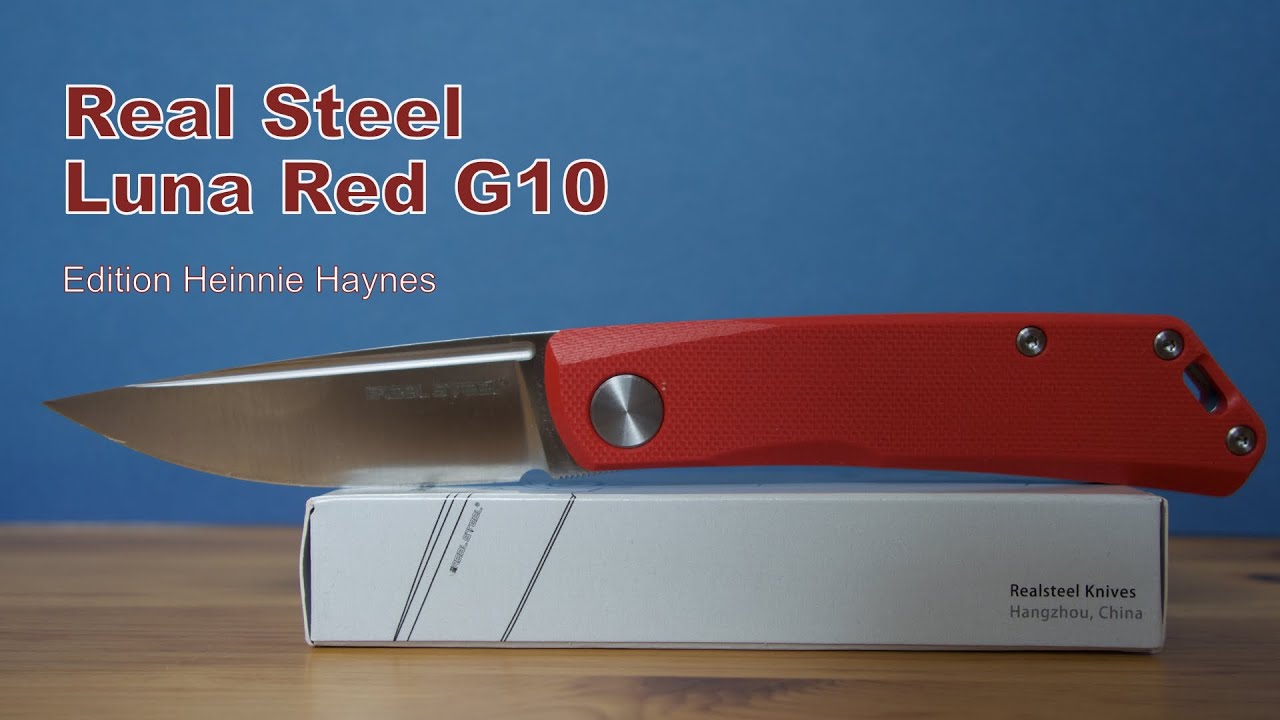 Real Steel Luna Red G10 Edition Heinnie Haynes