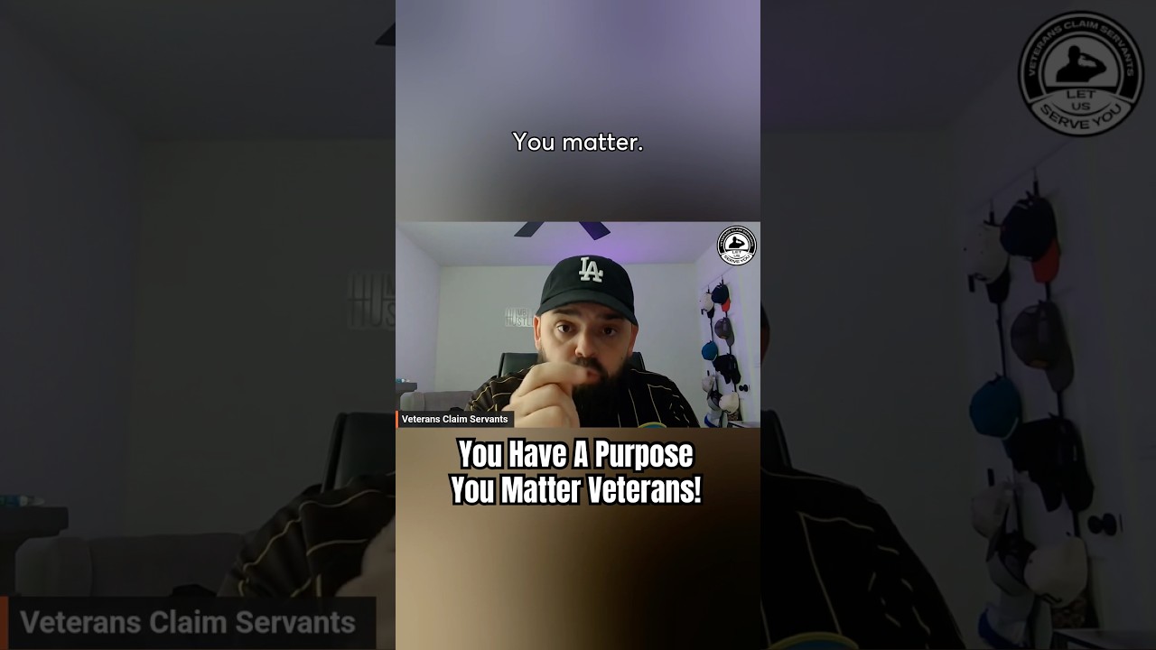 You Have A Purpose You Matter Veterans! #veterans #vaclaims #vadisability #awareness #ptsd #life