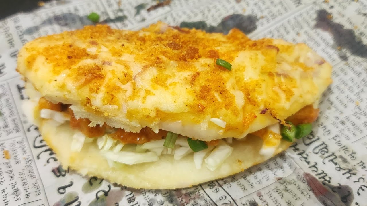 pita bites with chicken filling/cheesy chicken snack recipe/cheesy recipe/recipe in hindi