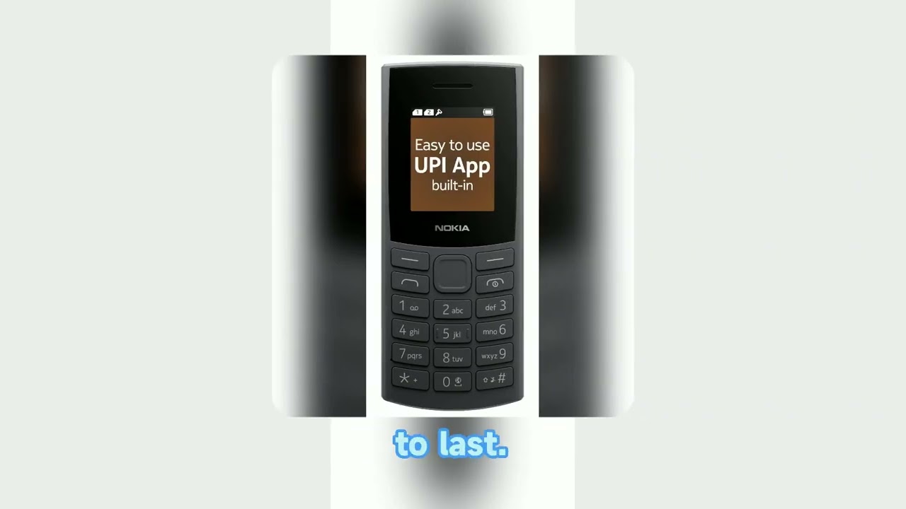 Nokia 106 4G Keypad Phone with 4G, Built in UPI Payments App, Long Lasting Battery, Wireless FM Radi