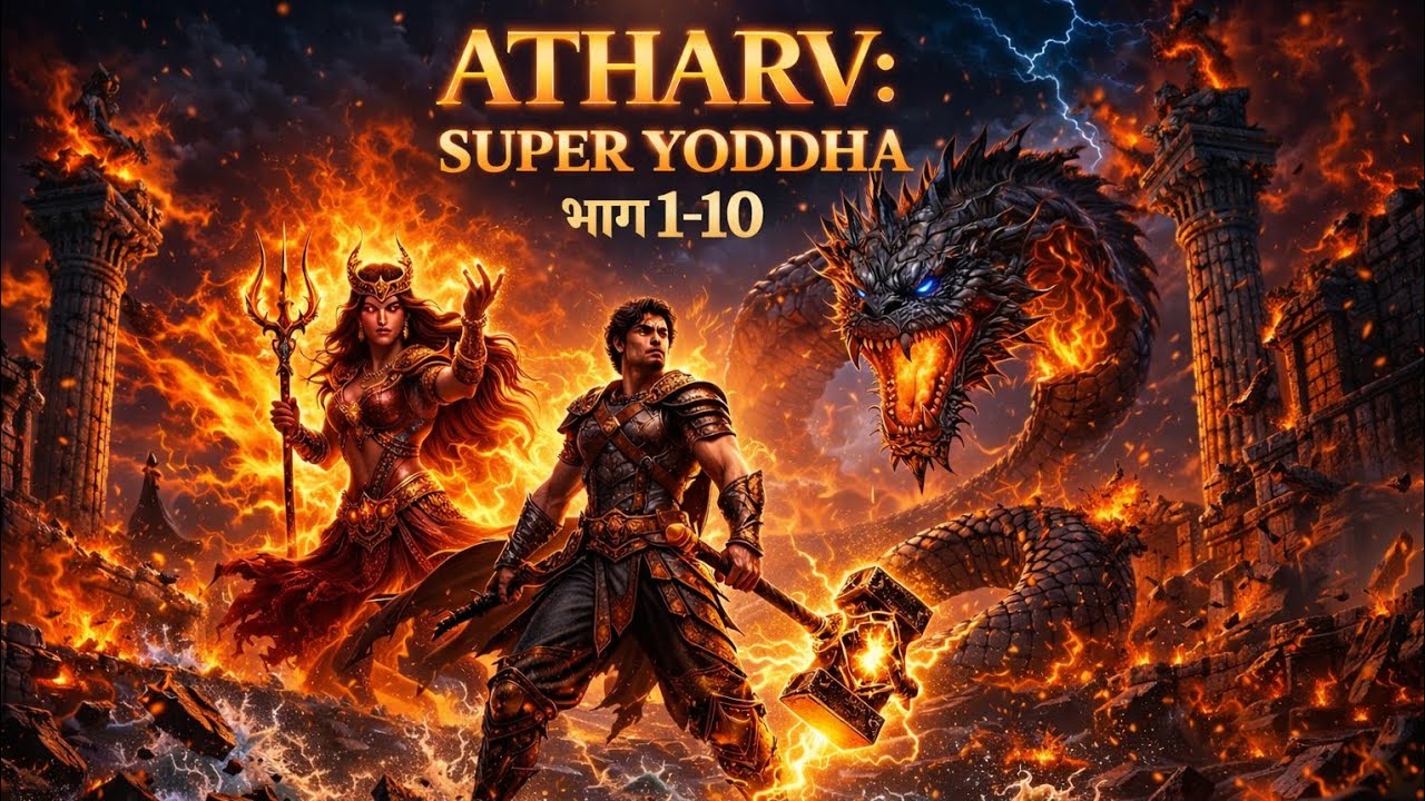 ATHARV: SUPER YODDHA PART 1 TO 10! HINDI FANTASY STORY। ADVENTURE OF ATHARV 