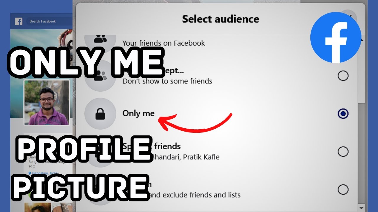 How to Make Profile Picture Only Me in Facebook 2024