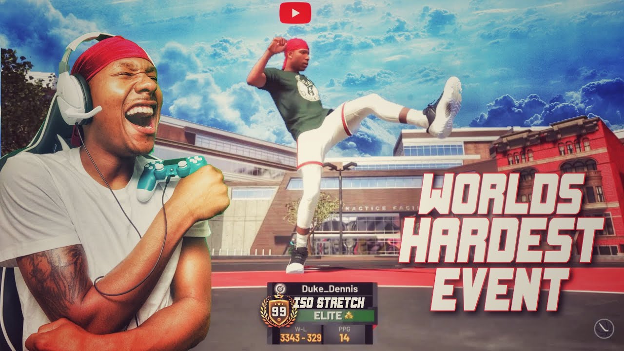 My 99 overall Shot creator Stretch Big ISO'd for 5 hours straight at the 1v1 EVENT on NBA 2K19!