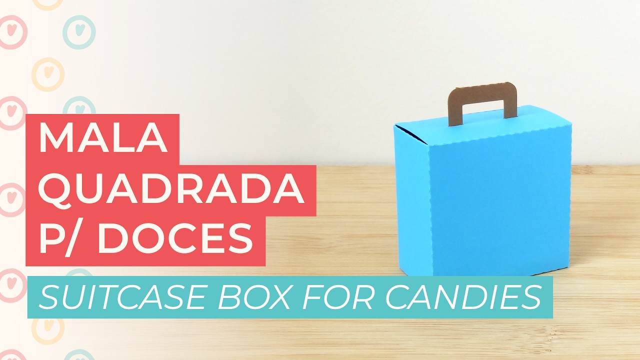 Mala quadrada para doces | Suitcase box for candies