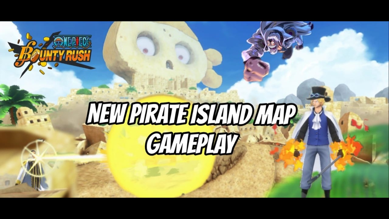 New Pirate Island Map Gameplay in One Piece Bounty Rush | Challenge Battle | OPBR
