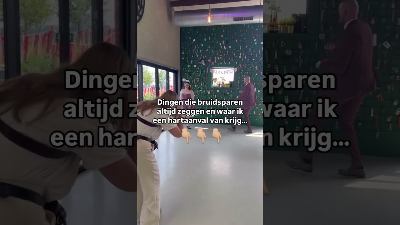 Dingen die bruidsparen altijd zeggen en waar ik een hartaanval van krijg&hellip;