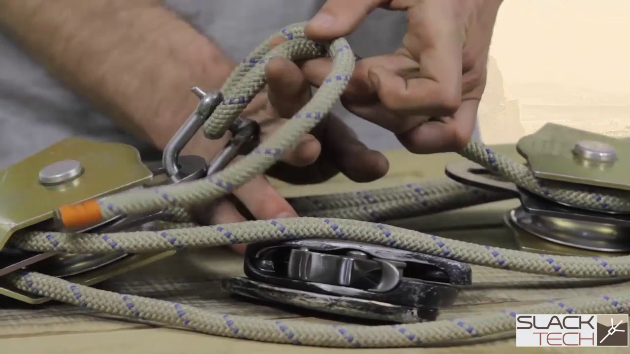 Equipment for Advanced Slacklining : 13 of 14 - Building the Tensioning System