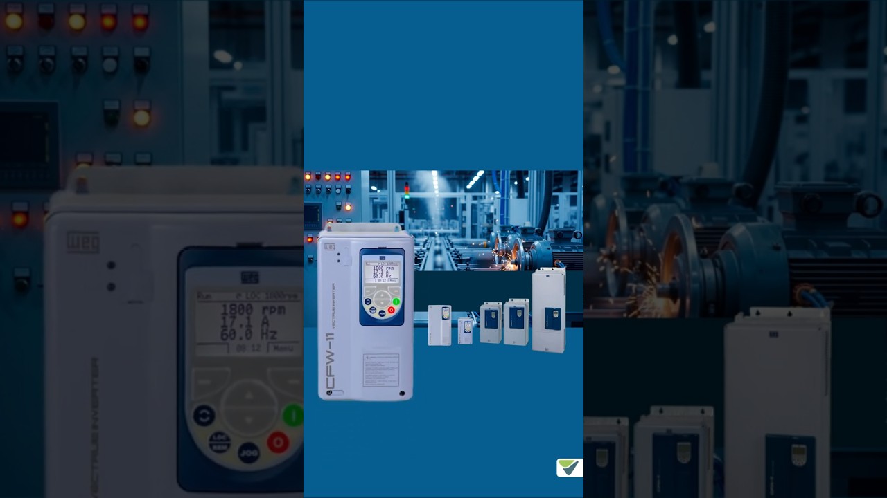 CFW11 da WEG #automacaoindustrial #inversordefrequ&ecirc;ncia