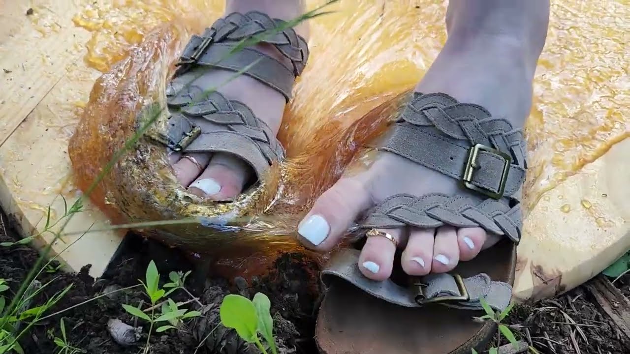 Sandals Stuck In The Forest