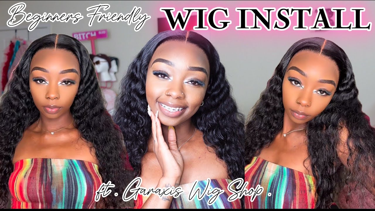 30 INCH DEEP WAVE WIG INSTALL ♡ | ft . Garaxis Wig Shop . 🌸