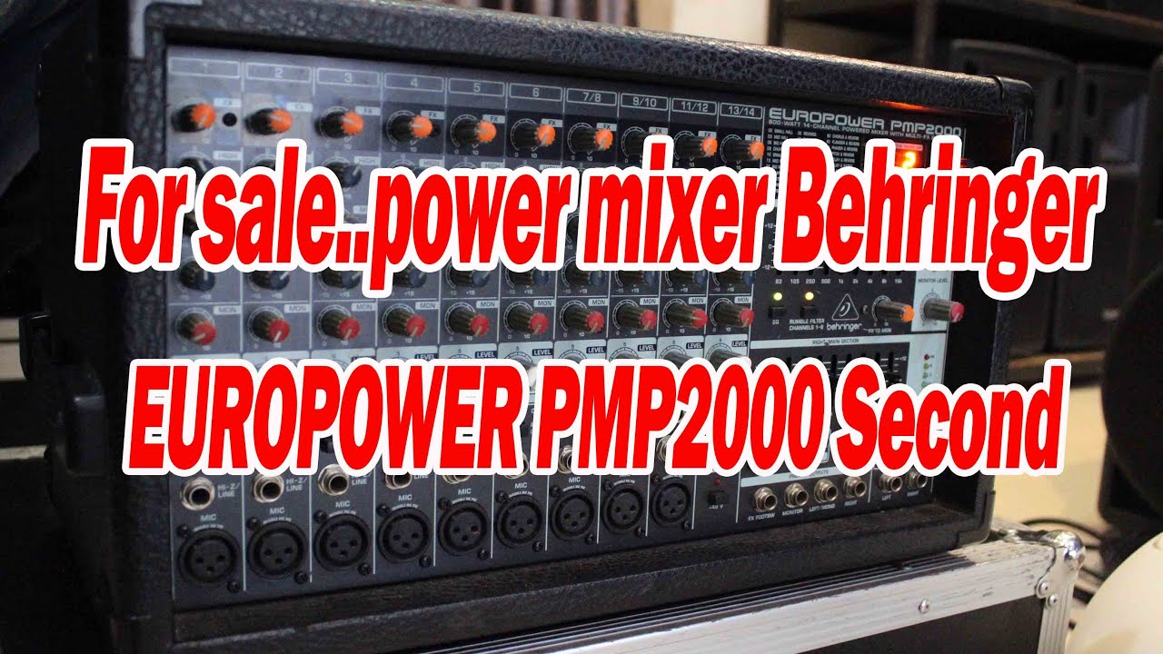 Cek power mixer behringer second | Angkasa Pro Sound System | Jual Beli Alat Sound System Bekas |