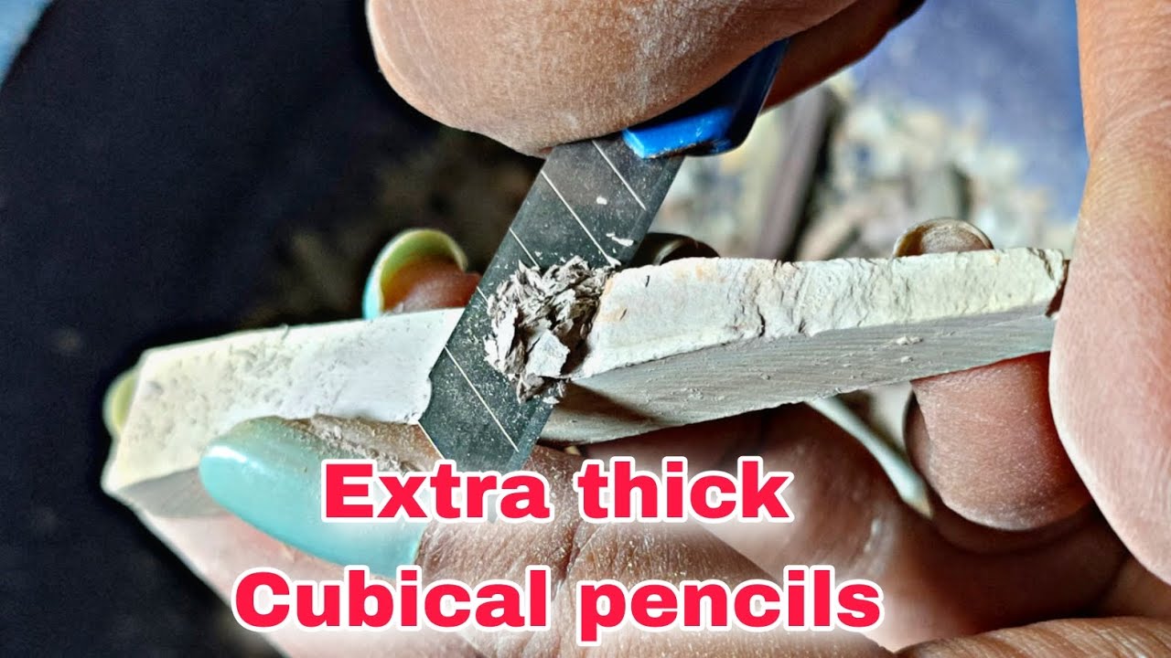 Extra Thick SOFT SLATE PENCIL CLEANING VIDEO || SLATE PENCIL CLEANING VIDEO |