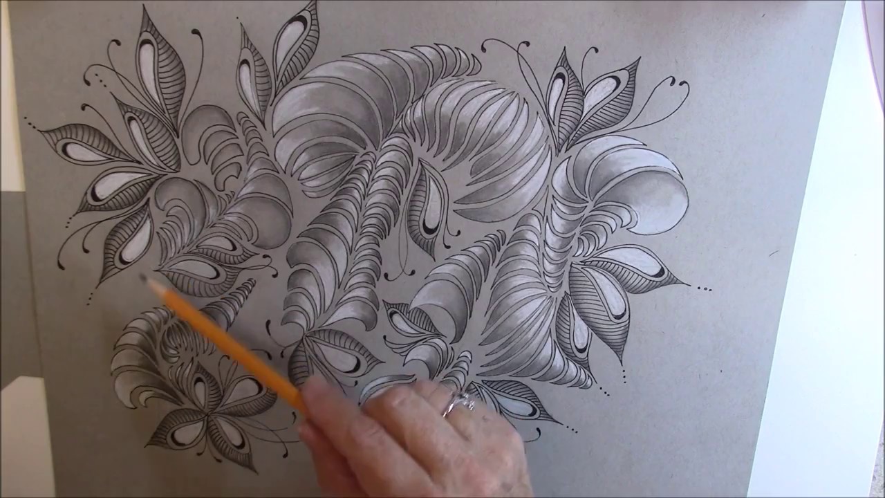 A la Russe Tangle Pattern Lesson # 195