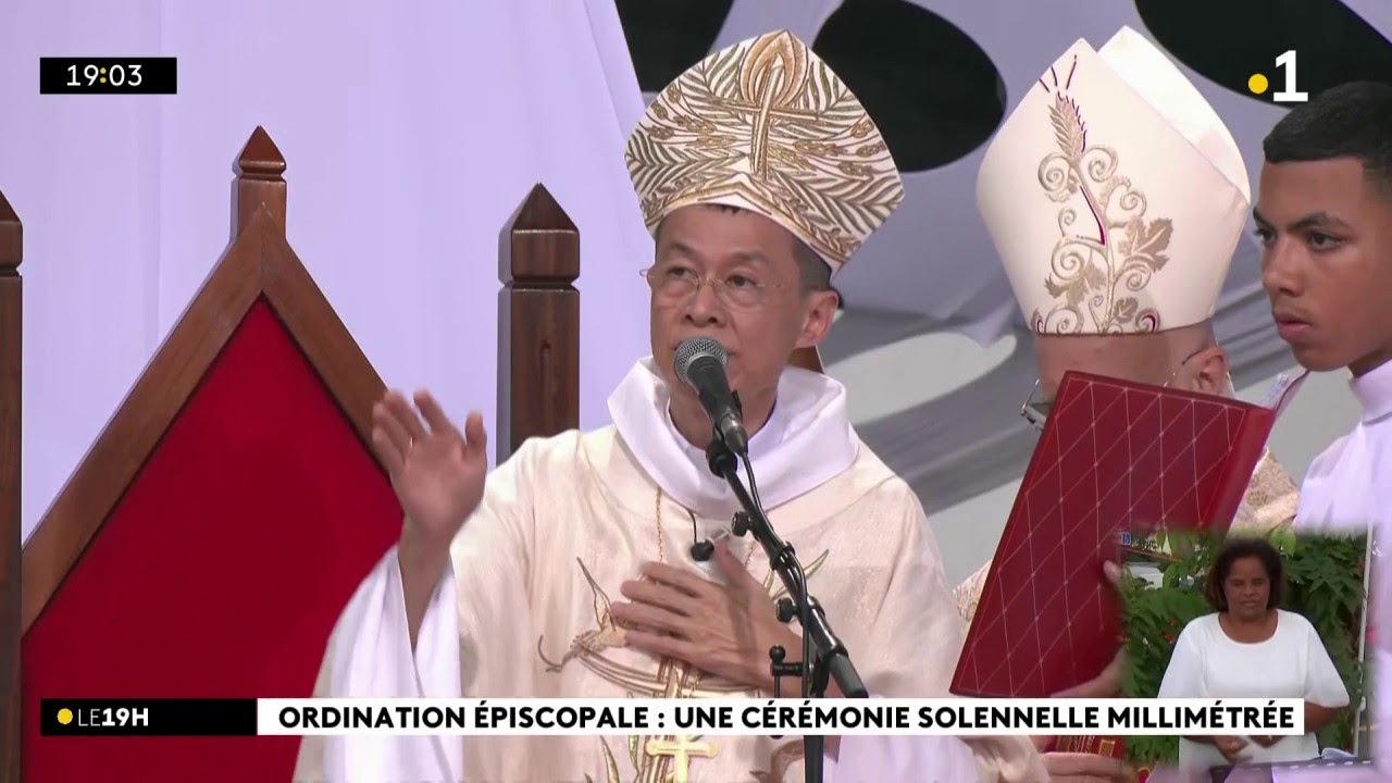 Revivez les moments forts de l’ordination du nouvel évêque de La Réunion, Mgr Pascal Chane-Teng
