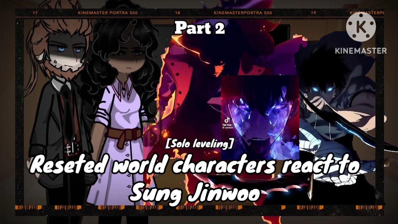 ●🇺🇲🇧🇷●🍁🍃 Solo Leveling 《Reseted World Characters React to Sung Jinwoo》🍃🍁[Request] 2/?