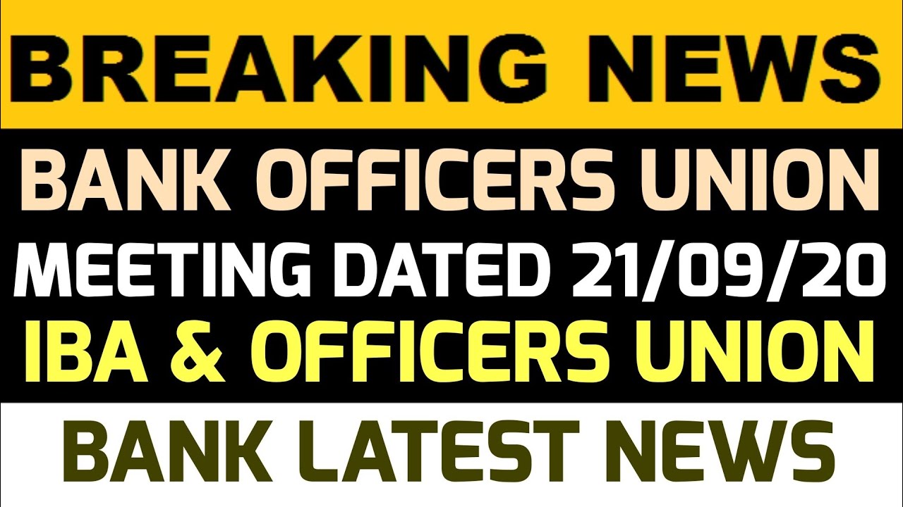 IBA AND OFFICERS UNION MEETING DATED 21 SEPTEMBER 2020 DETAIL CIRCULAR BANK WAGE REVISION