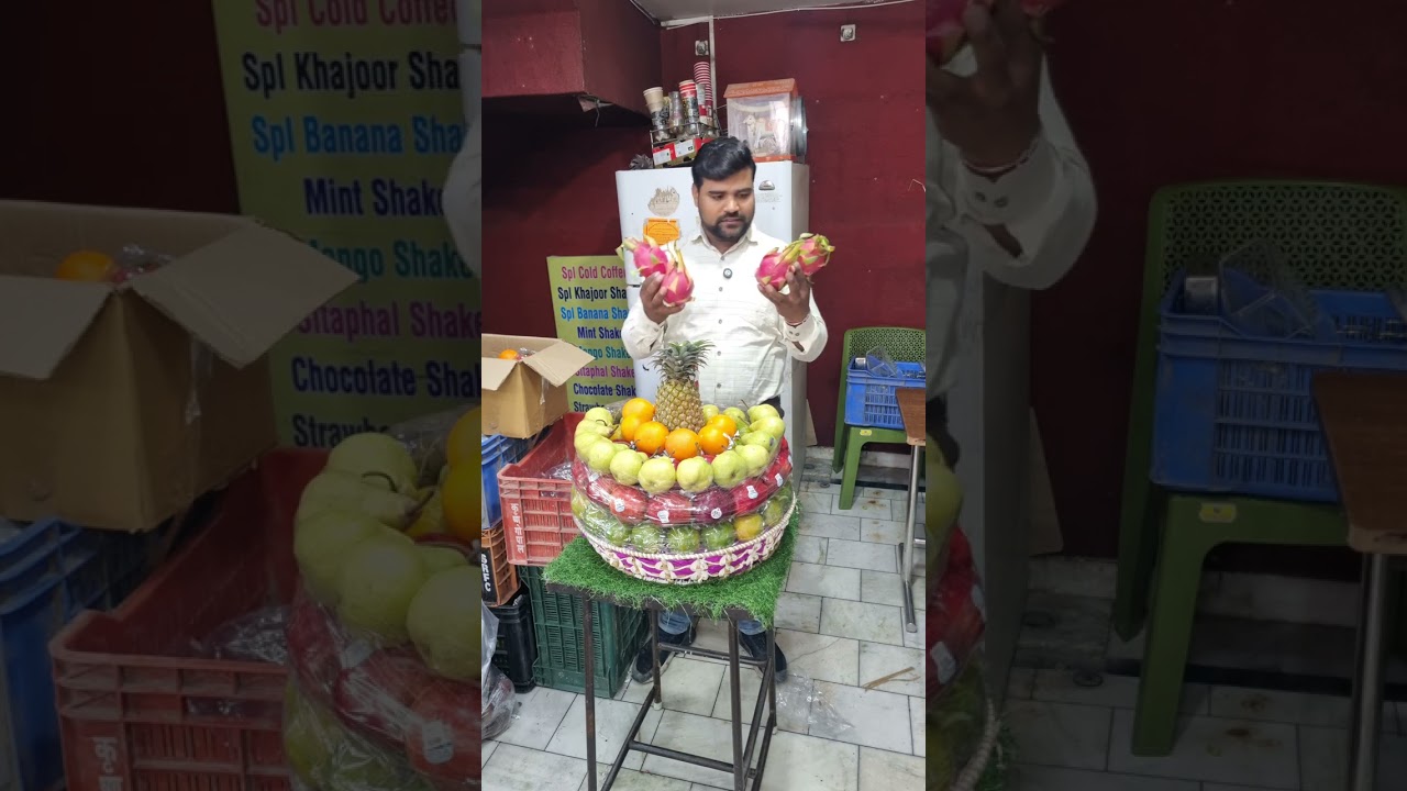🎁 प्रीमियम फल टोकरा पैकिंग | श्याम फ्रूट कॉर्नर का शानदार गिफ्ट बास्केट
