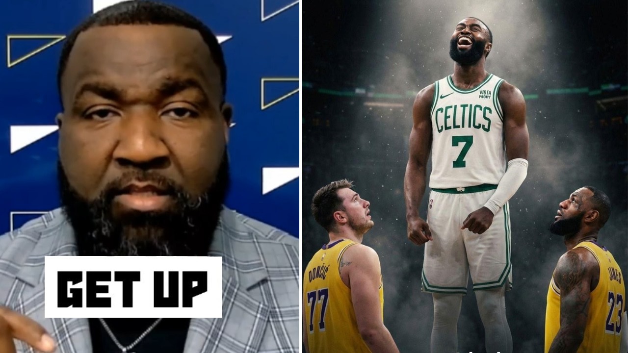 GET UP | “That was WEAK!” - Kendrick Perkins RIPS LeBron, Luka after Lakers' 111-89 loss to Celtics
