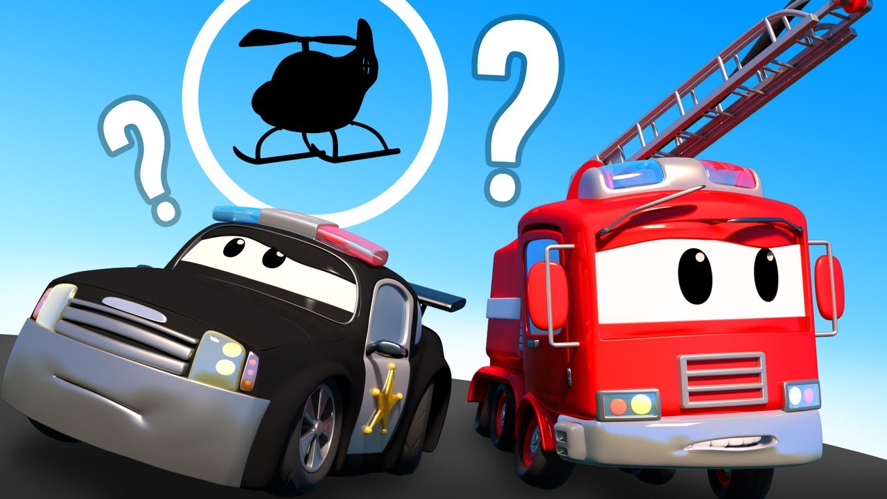 Araba Devriyesi - Hector Nerede ? - Devriye Aracı araba şehrinde 🚓 🚒 &Ccedil;ocuklar i&ccedil;in &ccedil;izgi filmler