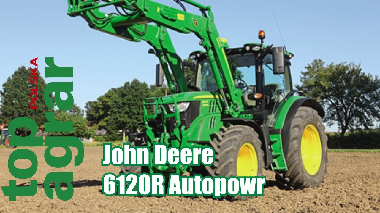 John Deere 6120R AutoPowr - test ciągnik&oacute;w 120 KM - top agrar