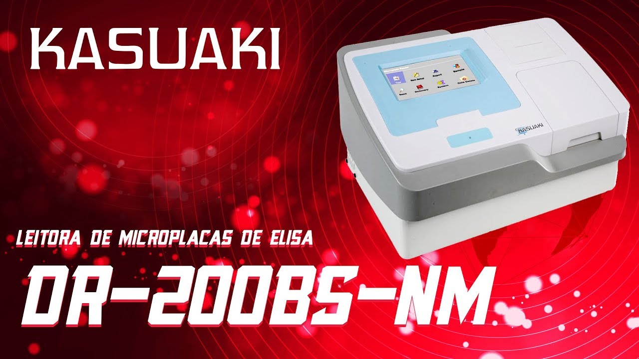 Leitora de Microplacas de ELISA (DR-200BS-NM) da Kasuaki!